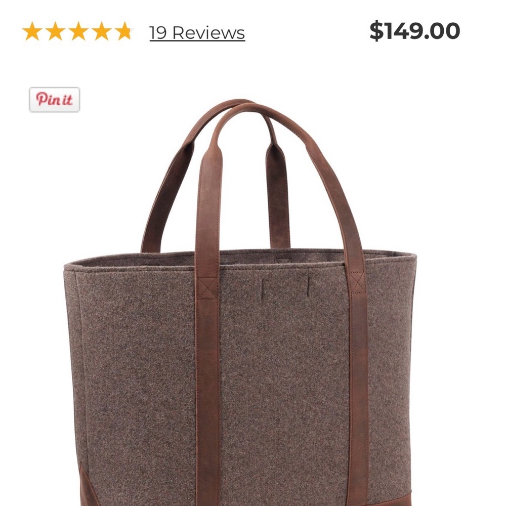 L.L. Bean Brown Tote Bag